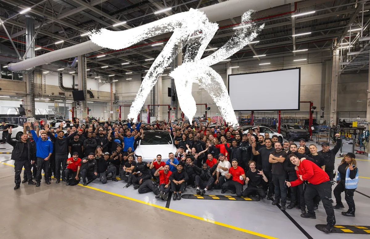 Giga Berlin’de haftalık 7.000 Model Y üretim kilometre taşı