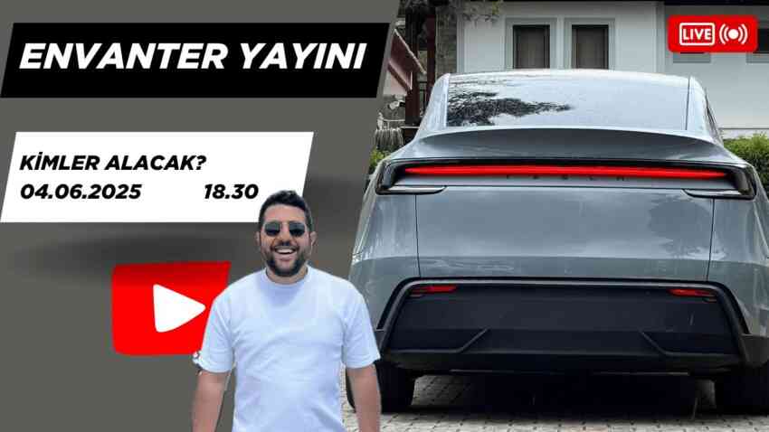 4 Haziran Model Y SR envanter yayını