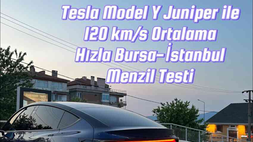 Juniper SR ile 120 km/h Sabit Hızla Bursa-İstanbul Menzil Testi